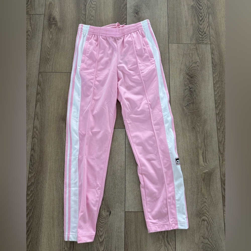 adidas Pink and White Joggers